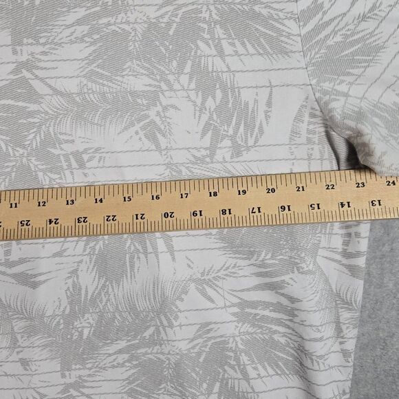 Travis Mathew Golf Polo Shirt 2XL Performance Stretch Floral Striped - Picture 6 of 10